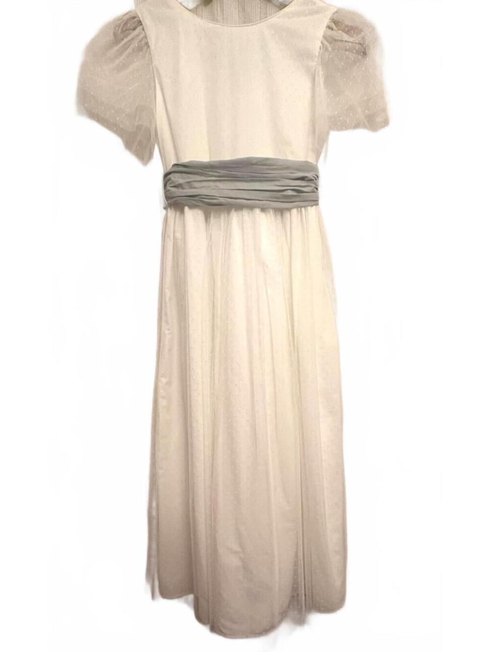MNG Mango White Lace Dress Girls Size 11 #flowergirl #weddingguest #formal